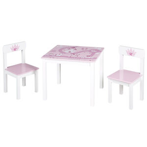 roba Dětský stůl se 2 židličkami (koruna)