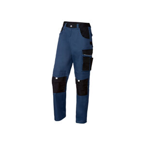 PARKSIDE PERFORMANCE® Pánské profesionální pracovní kalhoty (adult#male, 52, modrá/černá)