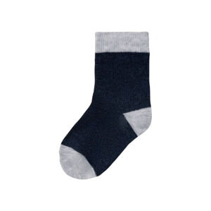 lupilu® Chlapecké ponožky, 7 párů (child 2 years onwards#male, 19/22, pruhy / šedá / bílá / námořnická modrá)