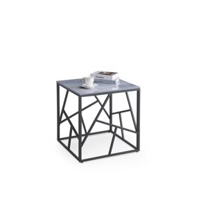 HALMAR Konferenční stolek UNIVERSE 2 55 cm šedý/černý