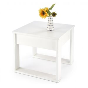 HALMAR Konferenční stolek NEA SQUARE 60 cm bílý