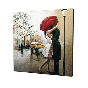 Wallity Obraz na plátně Red umbrella kiss KC042 45x45 cm