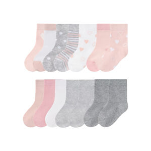 lupilu® Dívčí ponožky, 7 párů (child 2 years onwards#female)