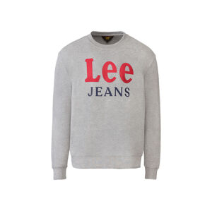 Lee Pánská mikina Jeans Crew (adult#male, S, šedá)
