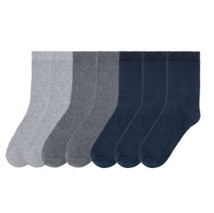 pepperts!® Chlapecké ponožky, 7 párů (child 2 years onwards#male, 35/38, šedá / navy modrá)