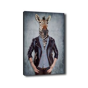 Wallity Obraz na plátně Zebra portrait 50x70 cm