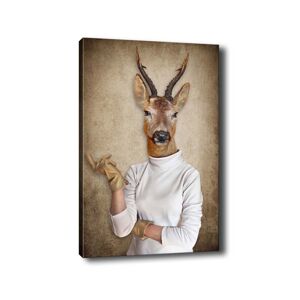 Wallity Obraz na plátně Deer portrait 50x70 cm