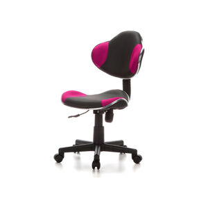 hjh OFFICE Dětská otočná židle KIDDY GTI-2 (Žádný údaj#household/office chair, šedá/pink)