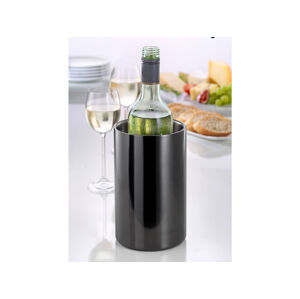 Esmeyer Chladicí nádoba na víno / Nerezová váza, 1,6 l (černá)