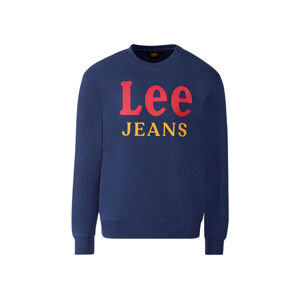 Lee Pánská mikina Jeans Crew (adult#male, S, navy modrá)