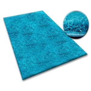 Dywany Lusczow Kusový koberec SHAGGY Izebelie 5cm tyrkysový, velikost 400x500