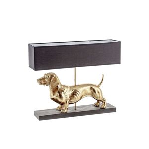 Dekorační stolní svítidlo Gold Dog výška 48cm