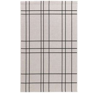 Koberec Modern Lines wool/black 160x230cm