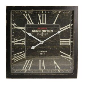 Nástěné hodiny London Black 40x6x40cm