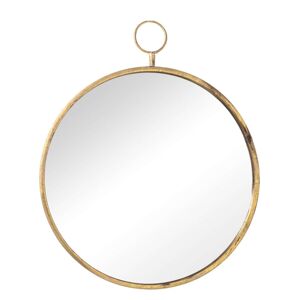 Zrcadlo závěsné kulaté Old Gold 55cm
