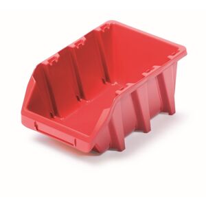 Prosperplast Plastový úložný box Binner Long červený, varianta 16 cm