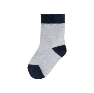 lupilu® Chlapecké ponožky, 7 párů (child 2 years onwards#male, 23/26, pruhy / šedá / bílá / námořnická modrá)