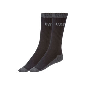 Caterpillar Pánské pracovní termo ponožky, 2 páry (adult#male, 39/42, černá)