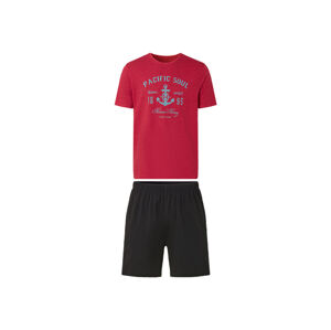 LIVERGY® Pánské pyžamo (XL (56/58), červená/černá)