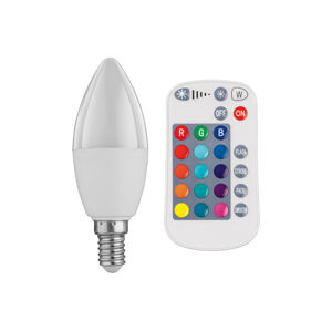 LIVARNO home LED žárovka na dálkové ovládání (floor, svíčka E14)