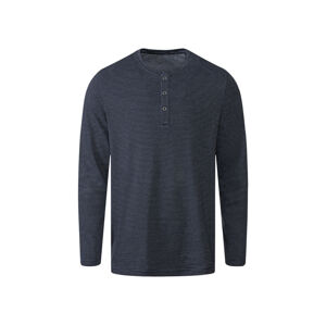 LIVERGY® Pánské triko s dlouhými rukávy (adult#male, L (52/54), tmavě modrá)