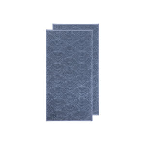 Kleine Wolke Ručník pro hosty, 30 x 50 cm, 100 % bavlna, 2 kusy (modrá)