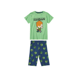 Minecraft Dětské pyžamo (98/104 (2-4 roky), zelená)