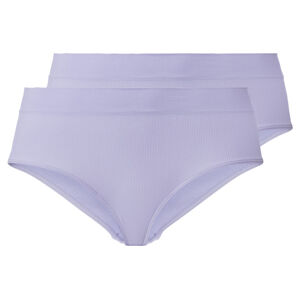 esmara® Dámské bezešvé kalhotky, 2 kusy (S (36/38), lila fialová)