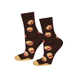 Soxo Dámské / Pánské ponožky (41/46, hamburger)