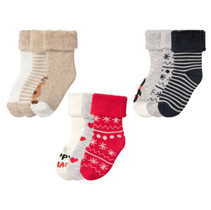 lupilu® Dětské ponožky s BIO bavlnou, 3 páry