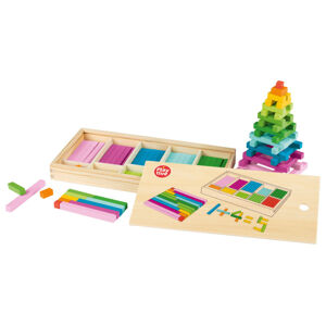 Playtive Dřevěná výuková hra Montessori - počítán (logická hra)