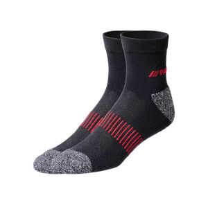 PARKSIDE® Pánské pracovní ponožky, 3 páry (47/50, černá/červená)