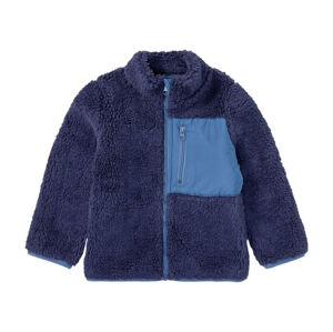lupilu® Chlapecká fleecová bunda (child#male#ne, 122/128, navy modrá)