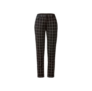 esmara® Dámské kalhoty (adult#female#ne, 42, černá/bílá)