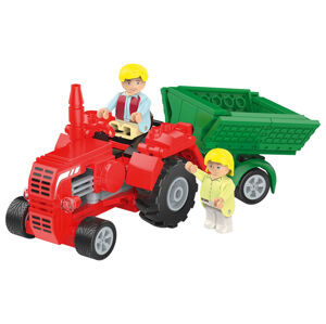 Playtive Clippys Traktor s přívěsem / Kočár tažený koňmi / Veranda / Rychlejší než svůj stín / Skrýš (traktor s přívěsem)