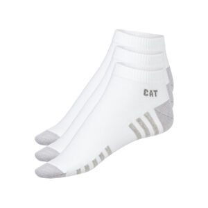 Caterpillar Pánské nízké pracovní ponožky, 3 páry (adult#male, 47/50, bílá)