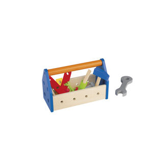 Playtive Dřevěná motorická hračka (Kufřík s nářadím)