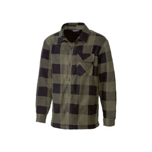 PARKSIDE® Pánský flanelový overshirt (adult#male#ne, L (52/54), olivová)