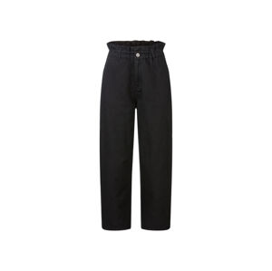 esmara® Dámské paperbag kalhoty (46, černá)