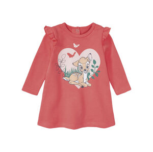 Dívčí mikinové šaty s BIO bavlnou (baby/infant#female#ne, 50/56, světle růžová)