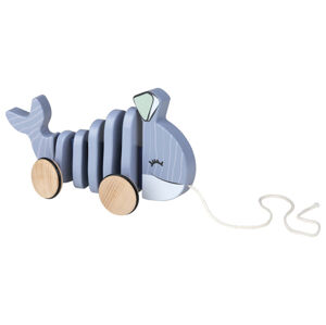 Playtive Dřevěná motorická hračka (velryba na tahání)
