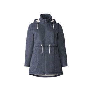 esmara® Dámský úpletový fleecový kabát XXL (adult#female#ne, XL (48/50), tmavě modrá)
