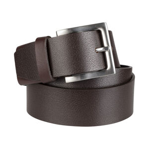 LIVERGY® Pánský kožený pásek (115, tmavě hnědá)