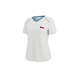 CRIVIT Dámský fotbalový dres EURO 2024 (L (44/46), bílá)