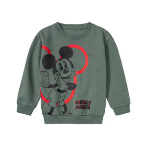 Chlapecká mikina (122/128, khaki Mickey)
