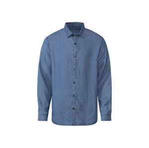 LIVERGY® Pánská volnočasová košile (S (37/38), modrá)