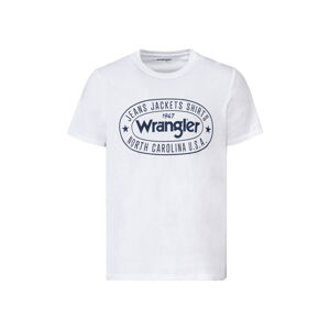 Wrangler Pánské triko „Regular Fit“ (adult#male#ne, M, bílá)