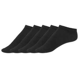 LIVERGY® Pánské nízké ponožky, 5 párů (43/46, černá)