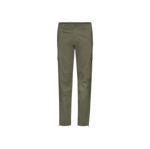 LIVERGY® Pánské cargo kalhoty (56, olivová)