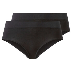 esmara® Dámské bezešvé kalhotky, 2 kusy (XL (48/50), černá)